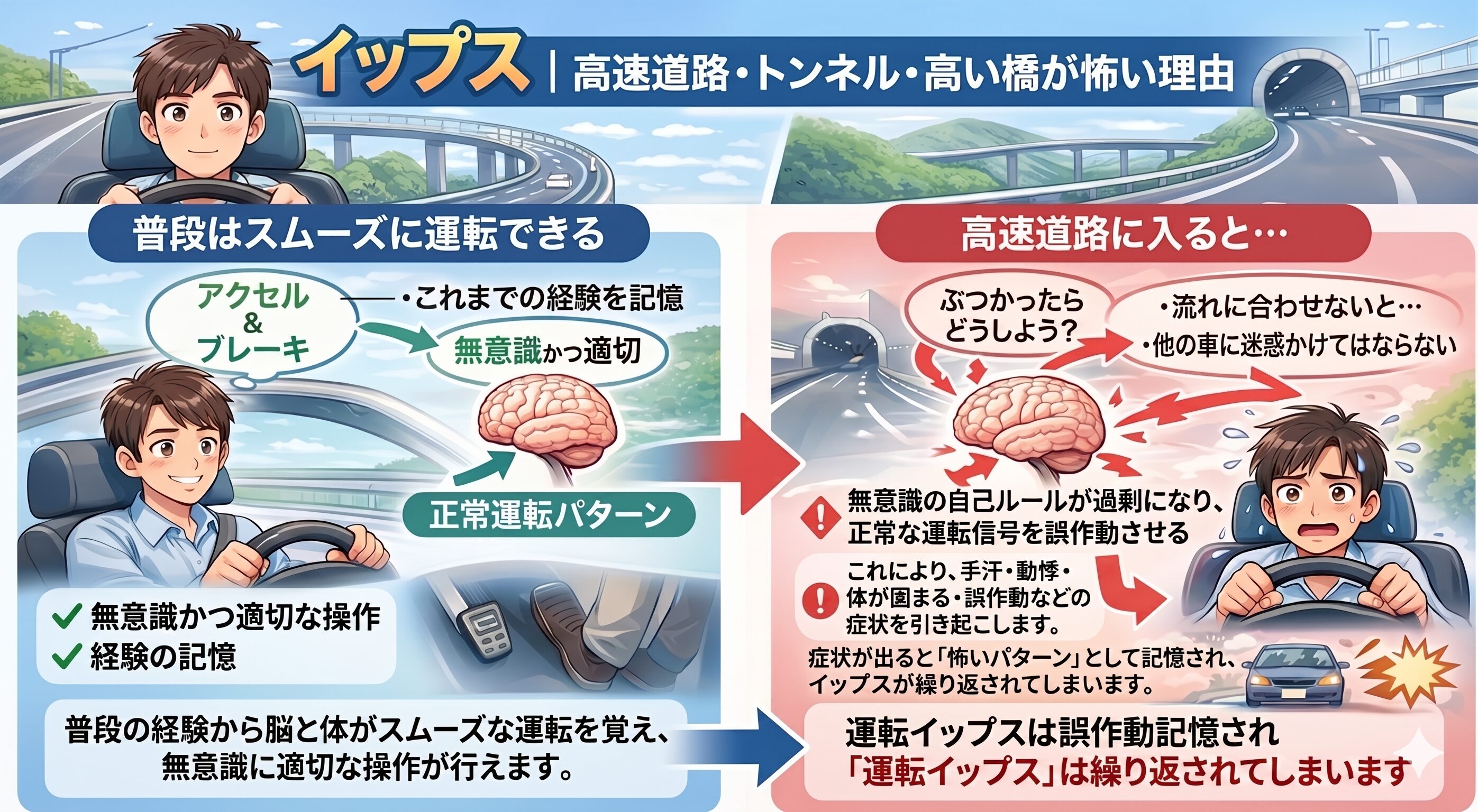 運転イップス図解
